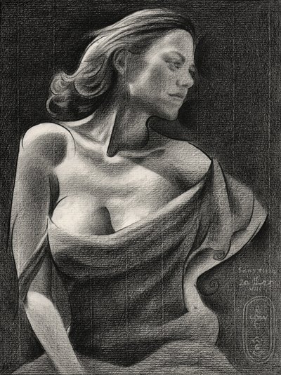 Retrato de una mujer elegante de Corné Akkers