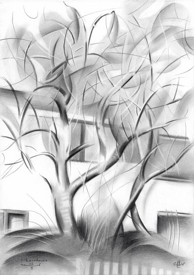 Árboles abstractos modernos de Corné Akkers