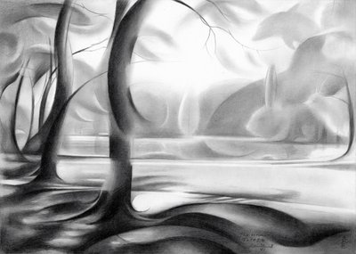 Reflejo del bosque místico de Corné Akkers