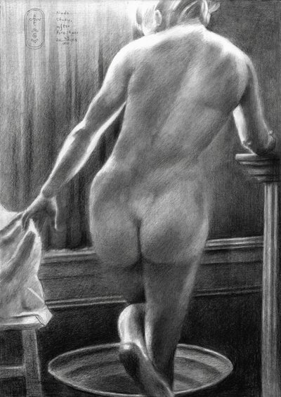 Estudio de desnudo, según Breitner - 23-12-25 de Corné Akkers