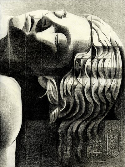 Retrato de una mujer serena de Corné Akkers