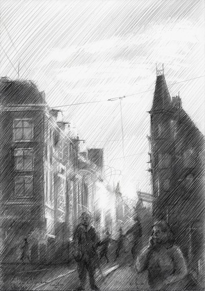 Boceto urbano de Corné Akkers