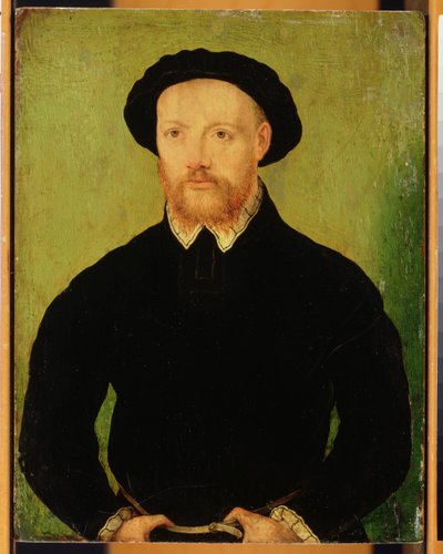 Hombre con barba roja de Corneille de Lyon