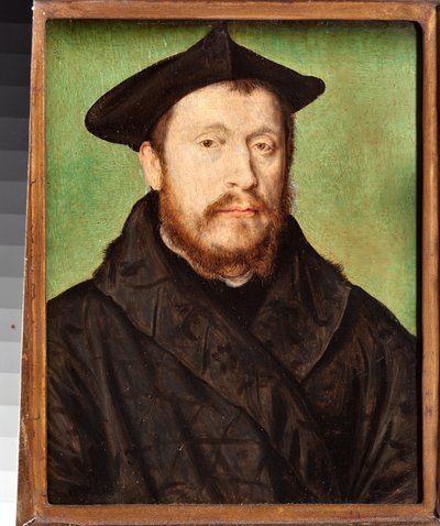 Retrato de un hombre. Pintura de Corneille de Lyon de Corneille de Lyon