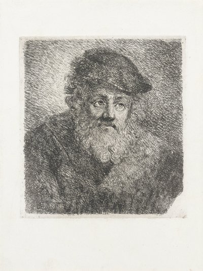 Anciano con barba y sombrero de Cornelia Scheffer Lamme
