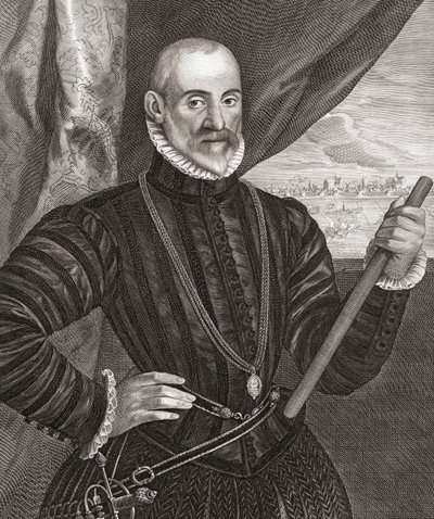Francisco de Valdez. Retrato. de Cornelis (after) Visscher