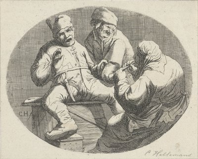 Grupo de granja alegre de Cornelis A. Hellemans