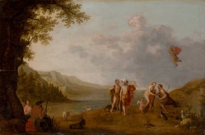 El juicio de París, c. 1650 de Cornelis Adamsz. Willaerts