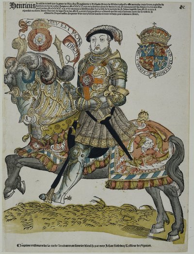 Retrato de Enrique VIII de Inglaterra de Cornelis Anthonisz. (manner of)