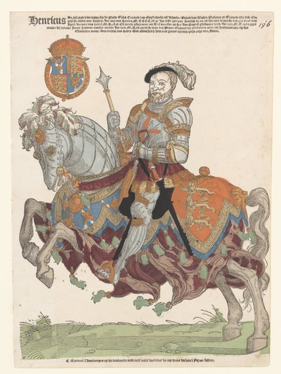 Retrato de Enrique VIII de Inglaterra de Cornelis Anthonisz. (manner of)
