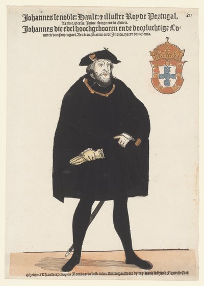 Retrato de Juan III de Portugal de Cornelis Anthonisz. (manner of)