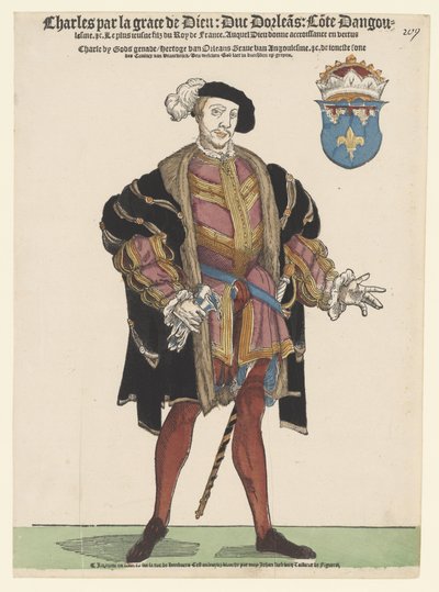 Retrato de Carlos de Orleans de Cornelis Anthonisz. (manner of)