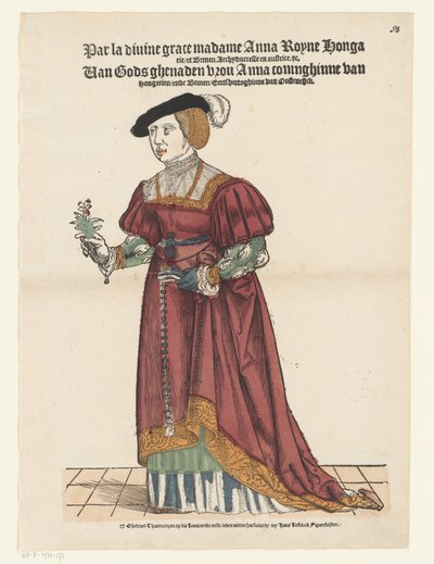 Retrato de Ana de Austria de Cornelis Anthonisz. (possibly)