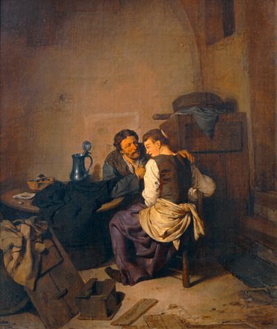 Interieur rustique - interior rústico ... de Cornelis Bega