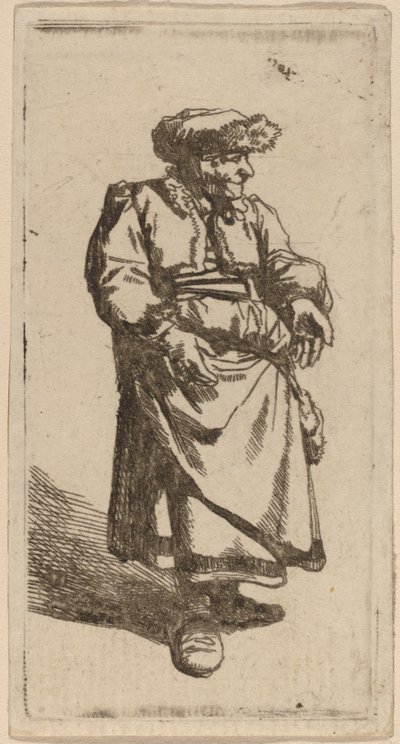 Anciana de pie de Cornelis Pietersz Bega