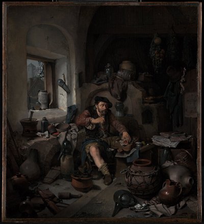 El alquimista de Cornelis Pietersz Bega