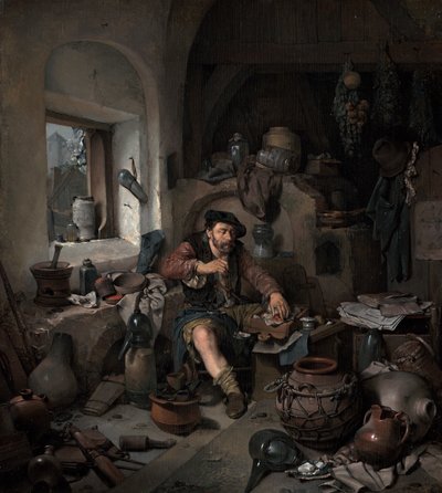 El alquimista de Cornelis Pietersz Bega