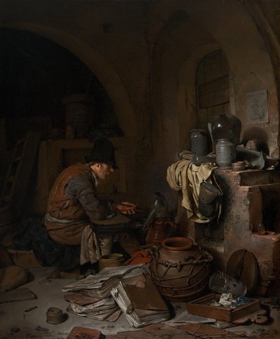 El alquimista de Cornelis Pietersz Bega