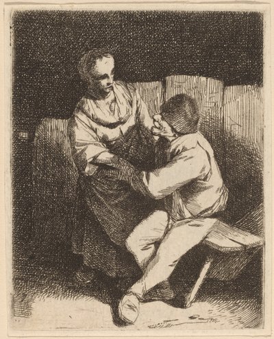 La Caricia Rechazada de Cornelis Pietersz Bega