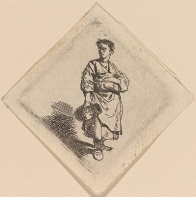La mujer con la jarra, de pie de Cornelis Pietersz Bega
