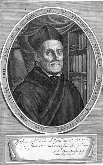 Persona representada: Athanasius Kircher de Cornelis Bloemaert