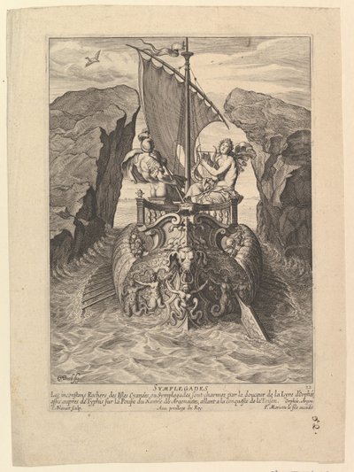 Símplegades, siglo XVII de Cornelis Bloemaert