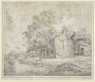 Granja en el agua de Cornelis Borsteegh