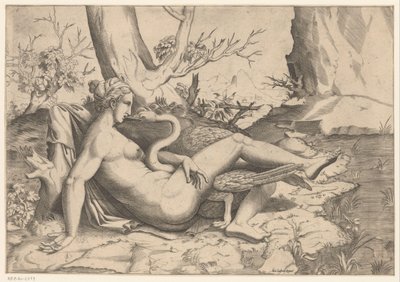 Leda y el cisne de Cornelis Bos (possibly)