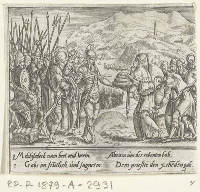 Abraham y Melquisedec La vida de Abraham (título de la serie) de Cornelis Bos