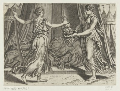 Judit con la cabeza de Holofernes de Cornelis Bos