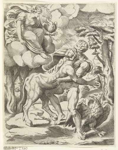 Júpiter, Io y Juno Las aventuras amorosas de Júpiter (título de la serie) de Cornelis Bos