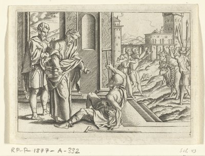 Pablo cura a un lisiado La vida de Paul (título de la serie) de Cornelis Bos