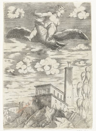 Techo de Ganímedes de Cornelis Bos