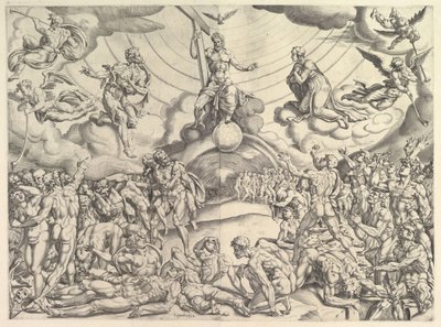 El Juicio Final, ca. 1548-50 de Cornelis Bos