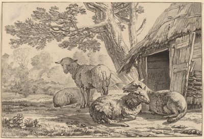Redil de Ovejas, 1781, publicado 1787 de Cornelis Brouwer