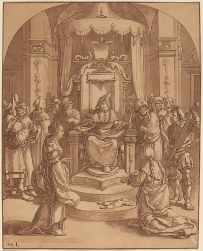 El Juicio de Salomón, 1782 de Cornelis Brouwer
