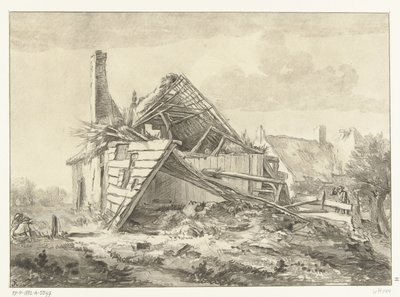 Granja en ruinas de Cornelis Brouwer