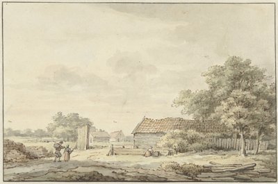 Paisaje con granjas de Cornelis Buys