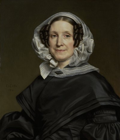 Aryna van der Pot (1786-1850). Esposa de N. J. A. C. Hoffmann de Cornelis Cels (signed by artist)