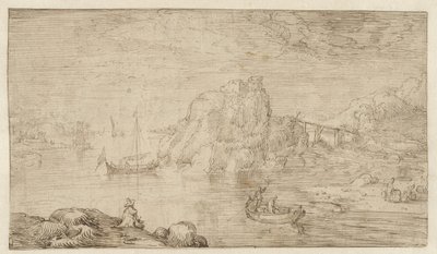 Vista del río de Cornelis Claesz van Wieringen (attributed to)
