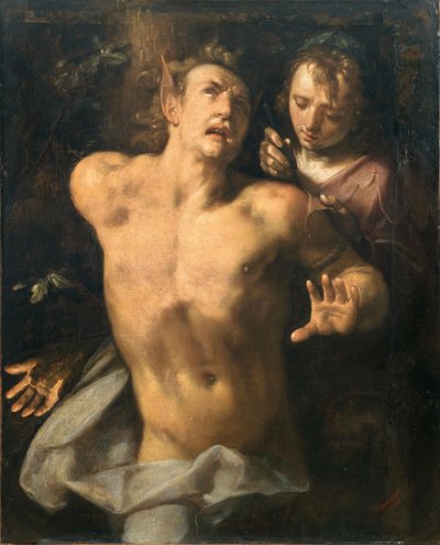 El desollamiento de Marsias de Cornelis Cornelisz. Haarlem van