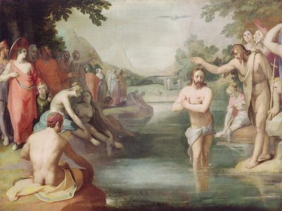 Bautismo de Cristo de Cornelis Cornelisz van Haarlem