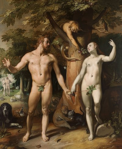 La Caída del Hombre de Cornelis Cornelisz. van Haarlem