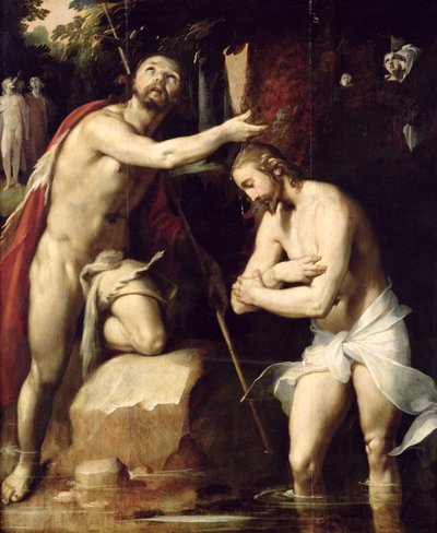 El Bautismo de Cristo de Cornelis Cornelisz van Haarlem