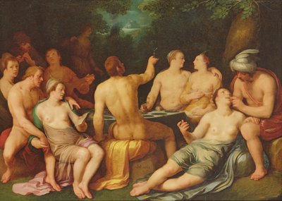 La corrupción del mundo antes del diluvio, 1619 de Cornelis Cornelisz van Haarlem