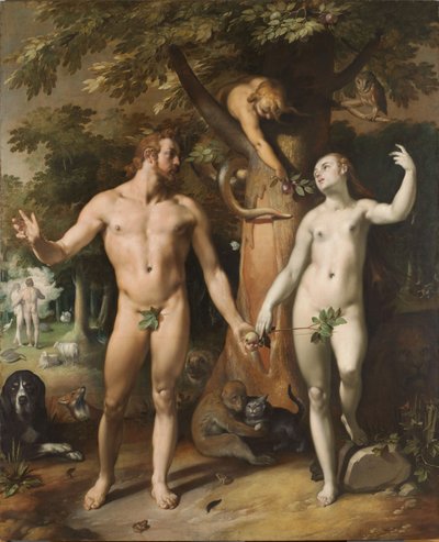 La caída del hombre, 1592 de Cornelis Cornelisz van Haarlem
