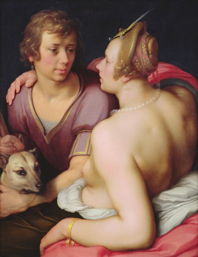 Venus y Adonis, 1610 de Cornelis Cornelisz van Haarlem
