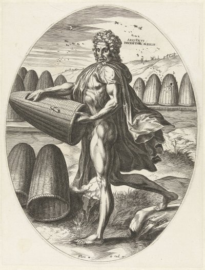 Aristeo Dioses de la agricultura (título de la serie) de Cornelis Cort