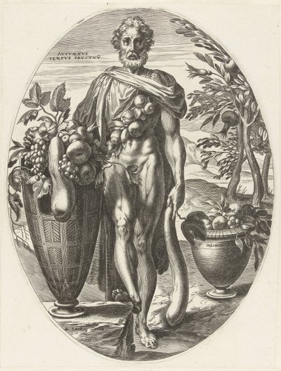 otoño Dioses de la agricultura (título de la serie) de Cornelis Cort
