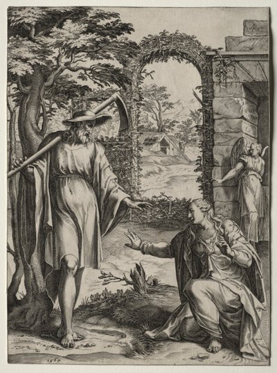 Christ Appearing to Mary Magdalen de Cornelis Cort